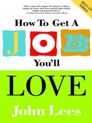 cover image of How to get a job you'll love